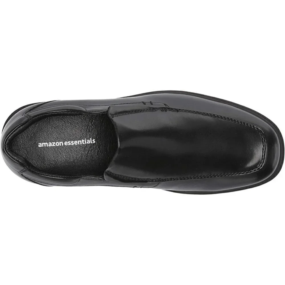 NWT Boys Child Sz 12 Loafers Dress Shoes Slide On Black Unisex Amazon Essentials